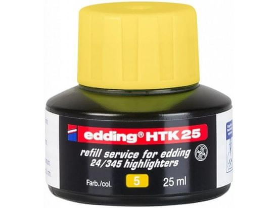 Edding Inkoust do zvýrazňovačů HTK 25 - žlutý