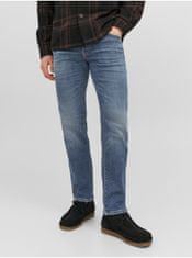 Jack&Jones Modré pánské straight fit džíny Jack & Jones Tim 30/32