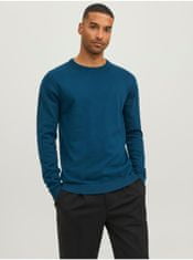 Jack&Jones Modrý pánský basic svetr Jack & Jones Basic S