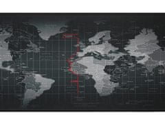 ISO 8517 Podložka pod myš a klávesnici Mapa světa 88x30cm