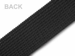 Kraftika 25m black suchý zip plyš šíře 20mm elastický, samolepicí