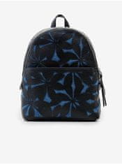 Desigual Modro-černý dámský vzorovaný batoh Desigual Onyx Mombasa Mini UNI