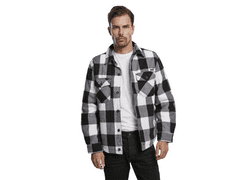 BRANDIT bunda Lumberjacket Bílo-černá Velikost: XXL