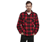 BRANDIT bunda Lumberjacket Červeno-černá Velikost: M