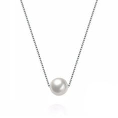 NUBIS Střibrný náhrdelník s perličkou