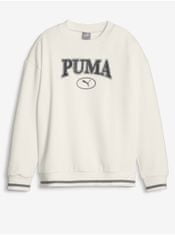 Puma Krémová holčičí mikina Puma Squad Crew 152