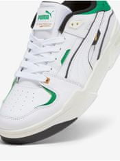 Puma Bílé pánské kožené tenisky Puma Slipstream 41