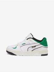 Puma Bílé pánské kožené tenisky Puma Slipstream 42