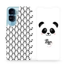 Mobiwear Flip pouzdro na mobil Honor 90 Lite 5G - M030P Panda Amálka