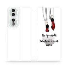 Mobiwear Flip pouzdro na mobil Honor 90 5G - M046P Be yourself