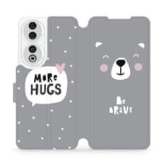 Mobiwear Flip pouzdro na mobil Honor 90 5G - MH06P Be brave - more hugs