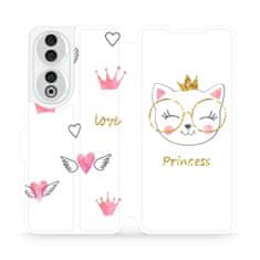 Mobiwear Flip pouzdro na mobil Honor 90 5G - MH03S Kočička princess