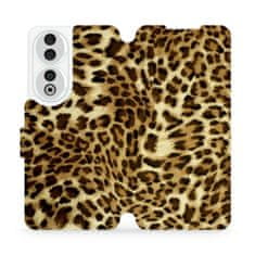 Mobiwear Flip pouzdro na mobil Honor 90 5G - VA33P Leopardí vzor