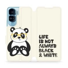 Mobiwear Flip pouzdro na mobil Honor 90 Lite 5G - M041S Panda - life is not