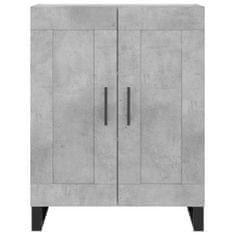 Vidaxl Skříň highboard betonově šedá 69,5x34x180 cm kompozitní dřevo