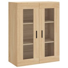 Vidaxl Skříň highboard dub sonoma 69,5 x 34 x 180 cm kompozitní dřevo