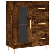 Vidaxl Skříň highboard kouřový dub 69,5 x 34 x 180 cm kompozitní dřevo