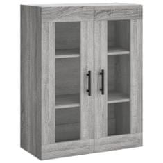 Vidaxl Skříň highboard šedá sonoma 69,5 x 34 x 180 cm kompozitní dřevo