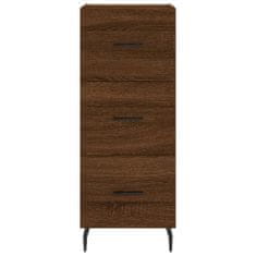 Vidaxl Skříň highboard hnědý dub 34,5 x 34 x 180 cm kompozitní dřevo