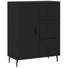 Vidaxl Skříň highboard černá 69,5 x 34 x 180 cm kompozitní dřevo