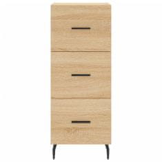 Vidaxl Skříň highboard dub sonoma 34,5 x 34 x 180 cm kompozitní dřevo