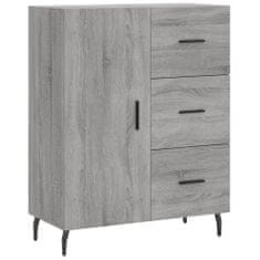 Vidaxl Skříň highboard šedá sonoma 69,5 x 34 x 180 cm kompozitní dřevo