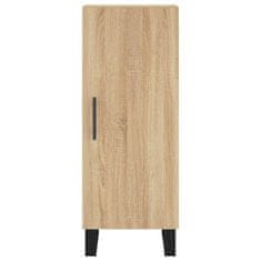 Vidaxl Skříň highboard dub sonoma 34,5 x 34 x 180 cm kompozitní dřevo