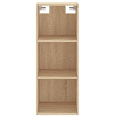 Vidaxl Skříň highboard dub sonoma 34,5x32,5x180 cm kompozitní dřevo