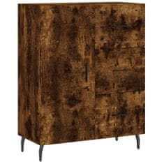 Vidaxl Skříň highboard kouřový dub 69,5 x 34 x 180 cm kompozitní dřevo