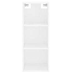 Vidaxl Skříň highboard bílá 34,5 x 34 x 180 cm kompozitní dřevo