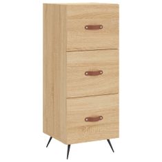 Vidaxl Skříň highboard dub sonoma 34,5 x 34 x 180 cm kompozitní dřevo