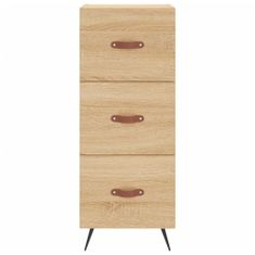 Vidaxl Skříň highboard dub sonoma 34,5 x 34 x 180 cm kompozitní dřevo