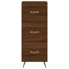 Vidaxl Skříň highboard hnědý dub 34,5 x 34 x 180 cm kompozitní dřevo