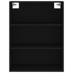 Vidaxl Skříň highboard černá 69,5 x 34 x 180 cm kompozitní dřevo