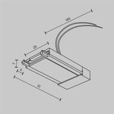 MAYTONI MAYTONI příslušenství pro kolejnicový systém Radity Magnetic track bílá TRA084B-11W