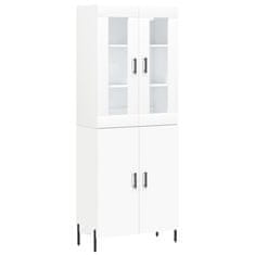 Vidaxl Skříň highboard bílá 69,5 x 34 x 180 cm kompozitní dřevo