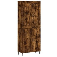 Vidaxl Skříň highboard kouřový dub 69,5 x 34 x 180 cm kompozitní dřevo