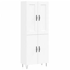 Vidaxl Skříň highboard bílá 69,5 x 34 x 180 cm kompozitní dřevo