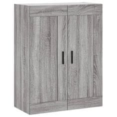 Greatstore Skříň highboard šedá sonoma 69,5 x 34 x 180 cm kompozitní dřevo