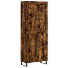 Vidaxl Skříň highboard kouřový dub 69,5 x 34 x 180 cm kompozitní dřevo