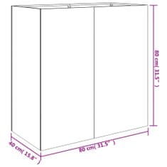 Petromila Truhlík 40 x 80 x 80 cm cortenová ocel