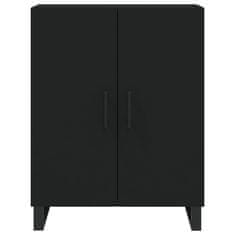 Vidaxl Skříň highboard černá 69,5 x 34 x 180 cm kompozitní dřevo