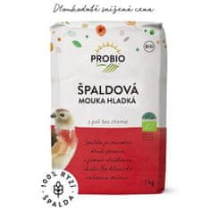 PRO-BIO Špaldová mouka hladká BIO 1kg, PRO-BIO