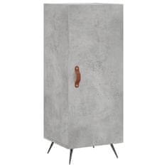 Vidaxl Skříň highboard betonově šedá 34,5x34x180 cm kompozitní dřevo