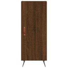 Vidaxl Skříň highboard hnědý dub 34,5 x 34 x 180 cm kompozitní dřevo