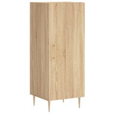 Vidaxl Skříň highboard dub sonoma 34,5 x 34 x 180 cm kompozitní dřevo