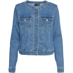 Vero Moda Dámská džínová bunda VMCATH 10297467 Medium Blue Denim (Velikost S)