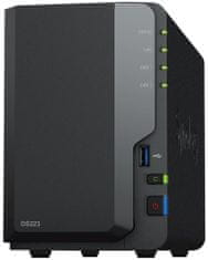 Synology DS223 2x SATA, 2GB RAM, 3x USB 3.2, 1x GbE