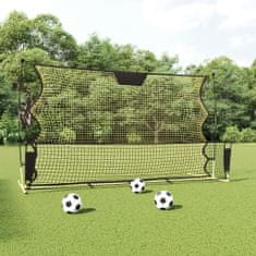 Vidaxl Fotbalový rebounder černý a žlutý 183 x 85 x 120 cm polyester