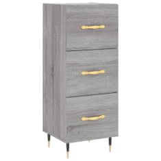 Vidaxl Skříň highboard šedá sonoma 34,5 x 34 x 180 cm kompozitní dřevo